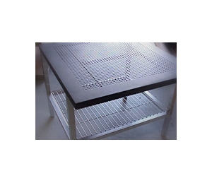 Stainless Steel Clean Room Table Perforated Top